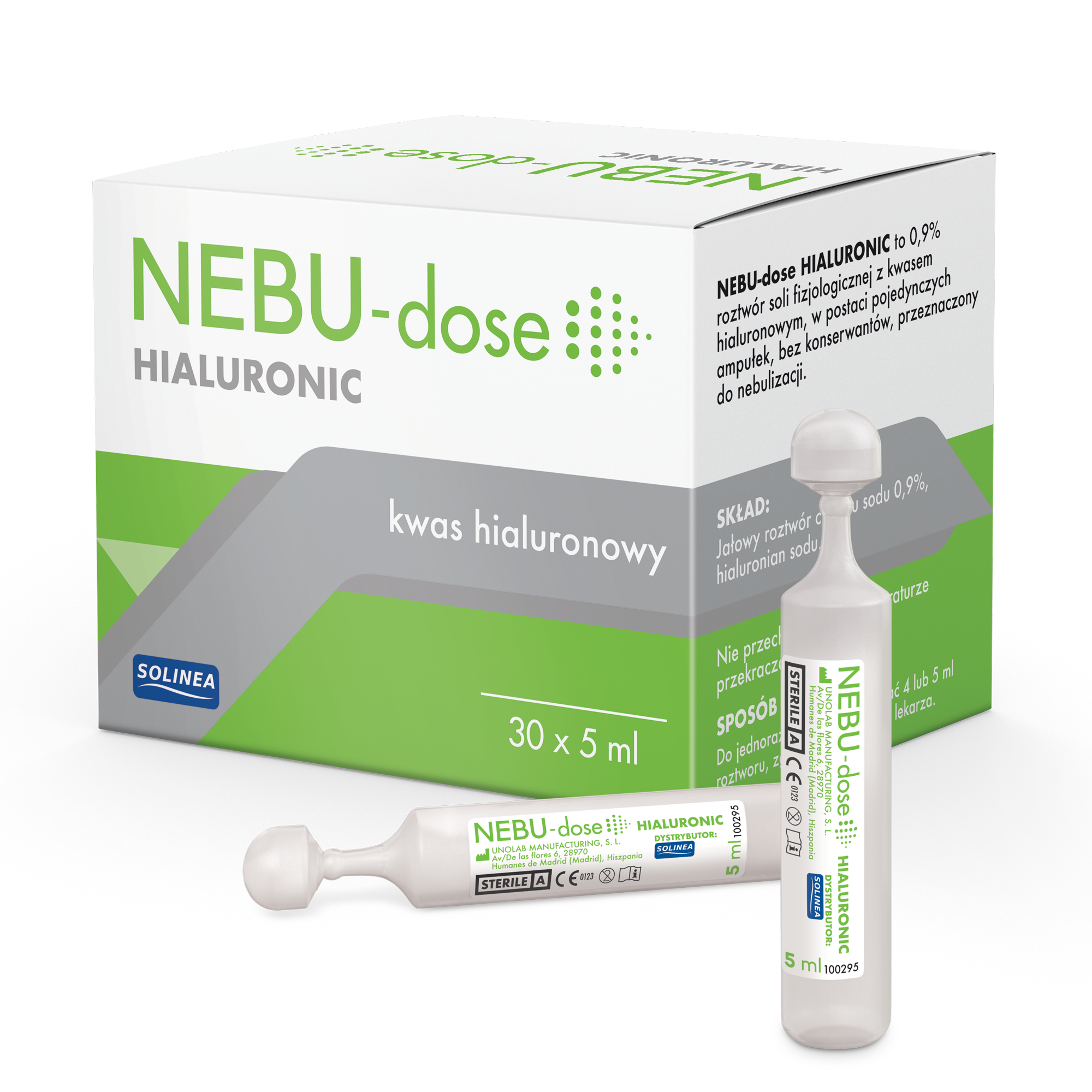 Nebu-Dose Hialuronic, roztwór do inhalacji, 30 ampułek x 5 ml zdjęcie
