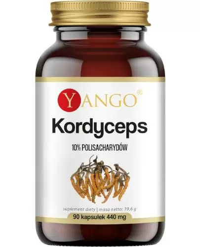 Yango Kordyceps ekstrakt 10% polisacharydów 90 kapsułek zdjęcie