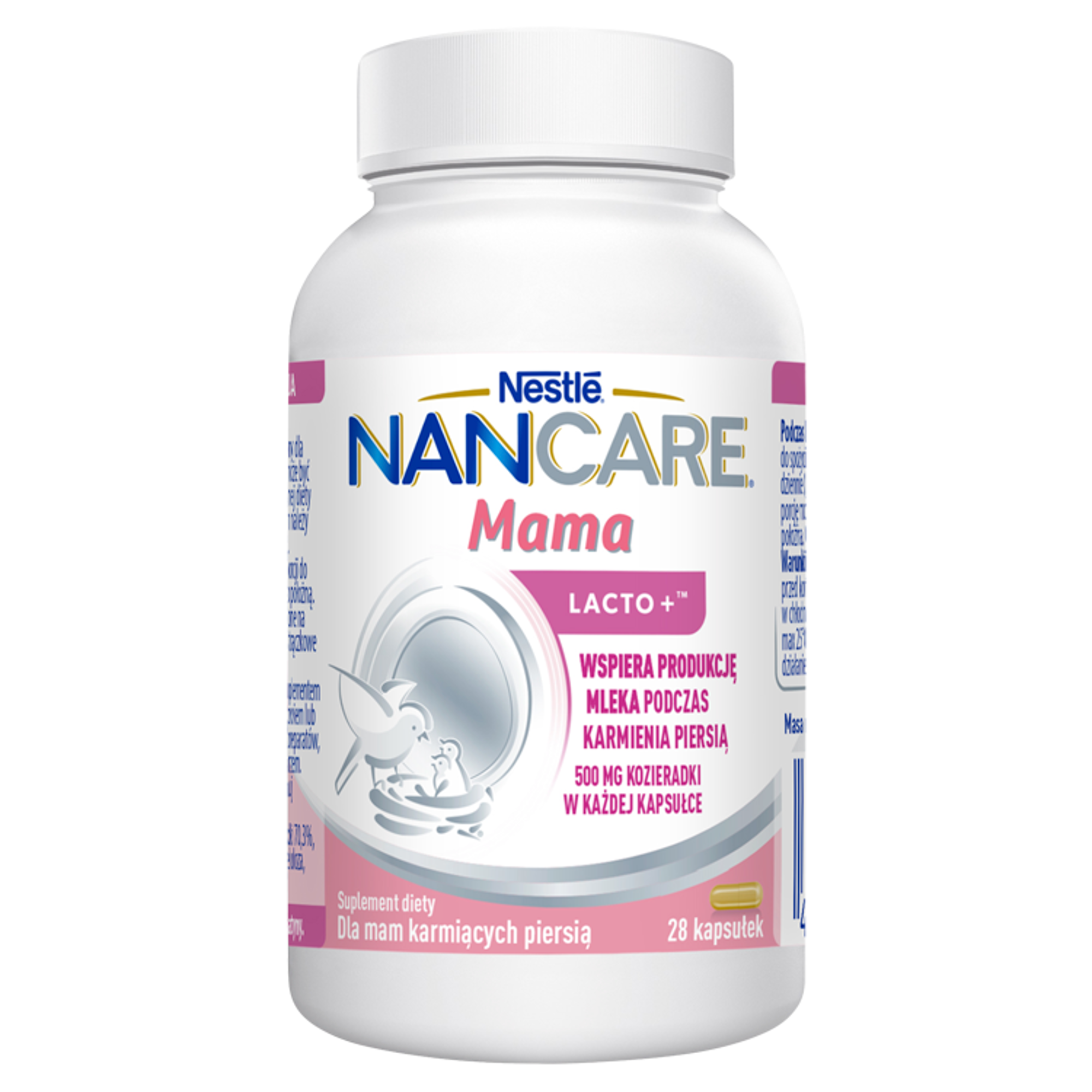 Nestle NanCare Mama Lacto+, 28 kaps., cena, wskazania, właściwości zdjęcie