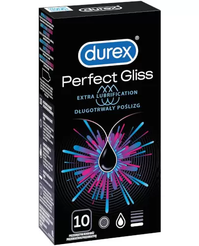 Durex Perfect Gliss prezerwatywy 10 sztuk zdjęcie