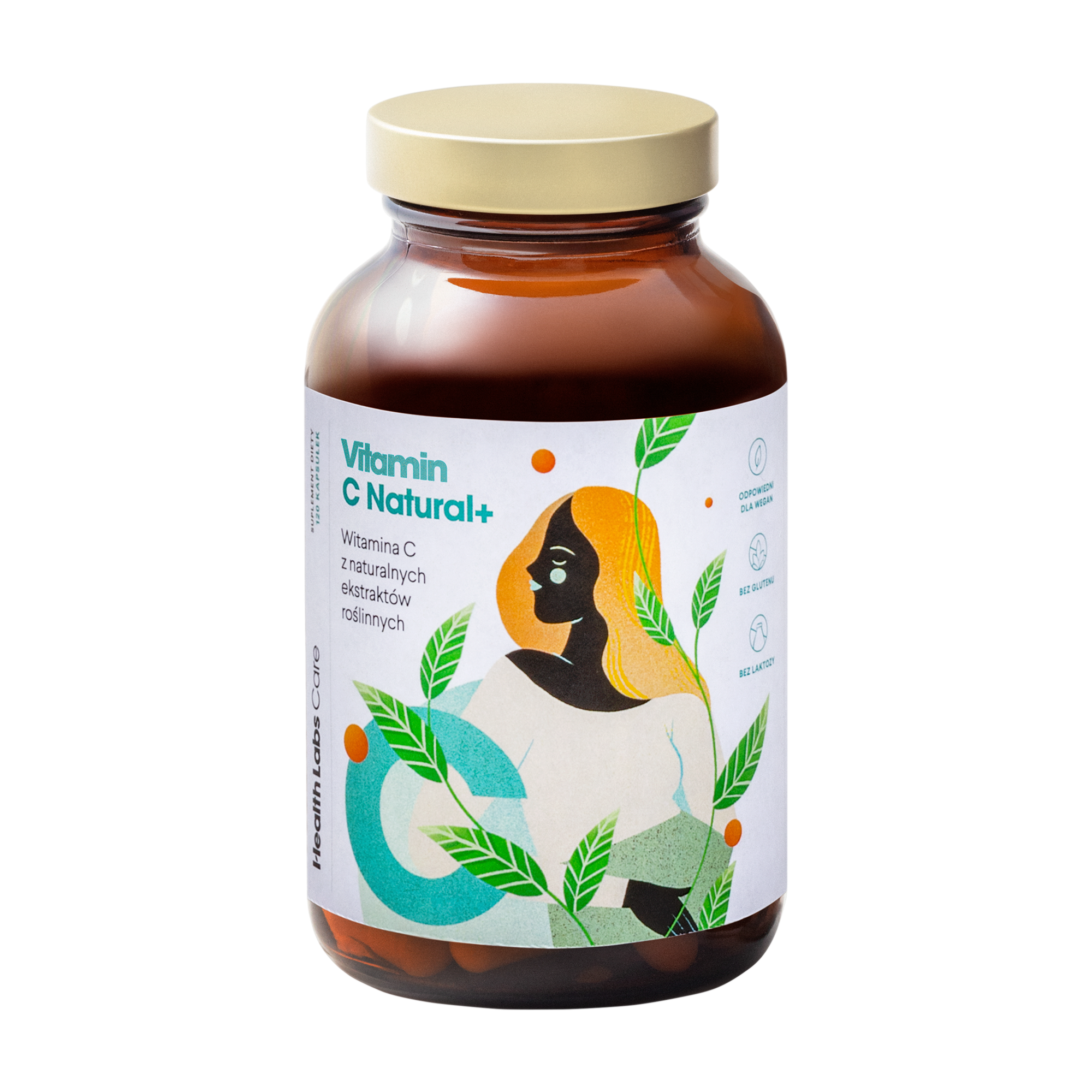 Health Labs Care, Vitamin C Natural+, kapsułki, 120 sztuk zdjęcie
