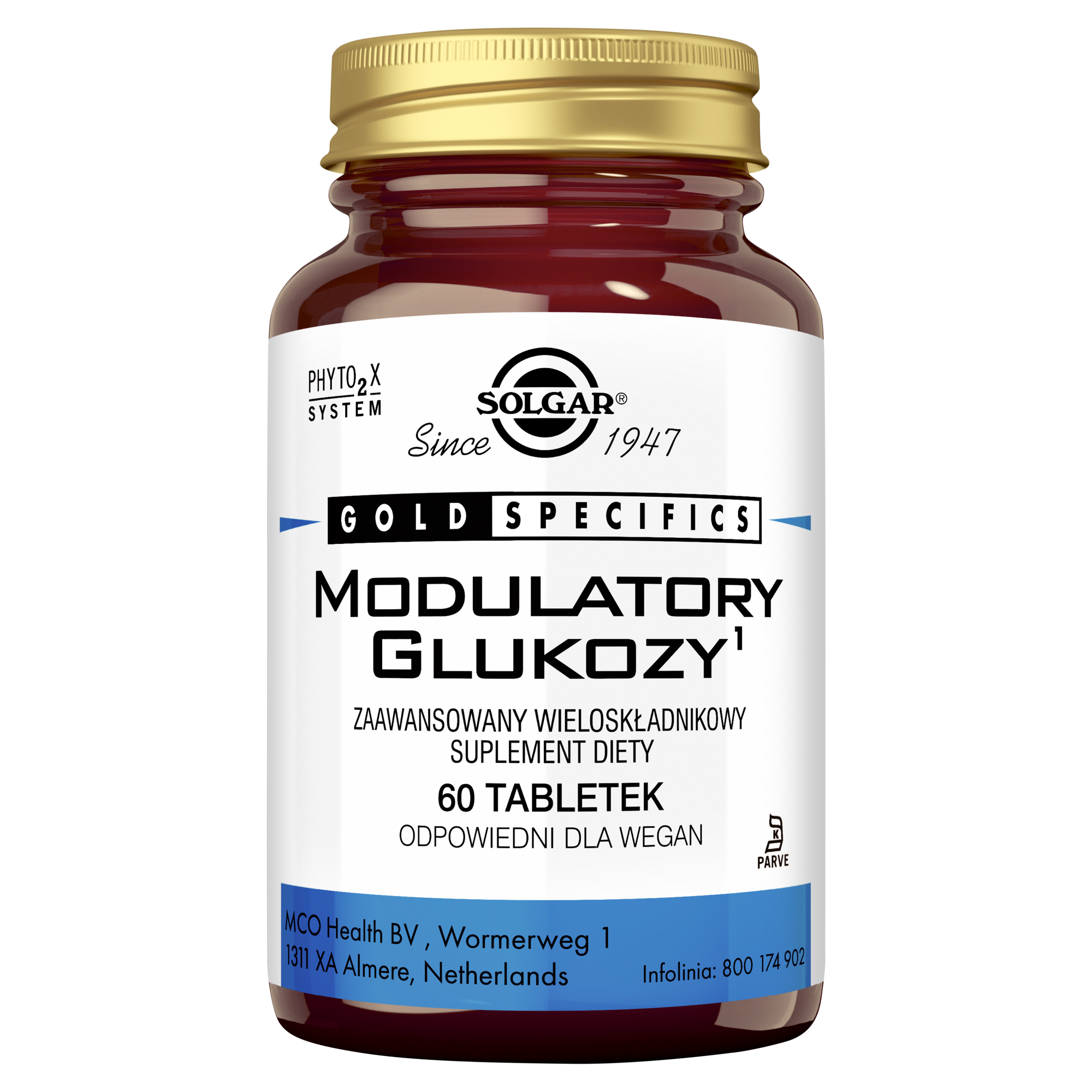 SOLGAR Modulatory glukozy 60 tabletek  zdjęcie