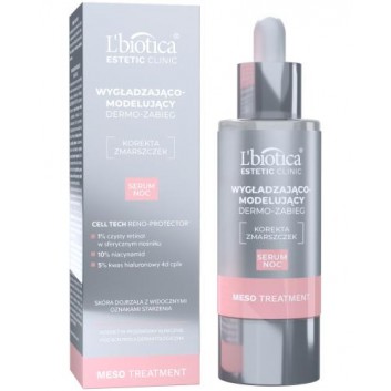 L'Biotica Estetic Clinic Meso Treatment Wygładzająco-Modelujący Dermo-Zabieg Serum noc, 30 ml