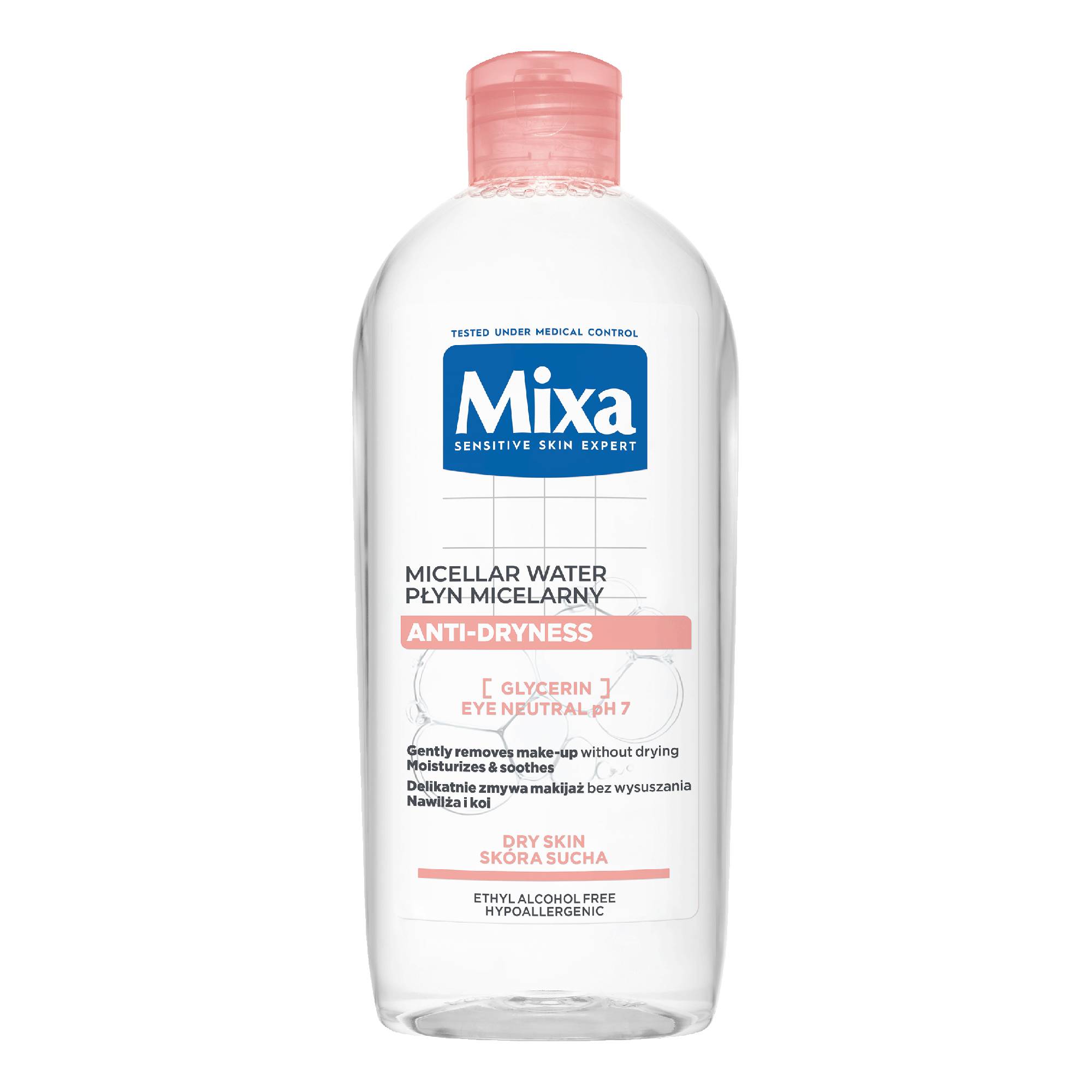 Mixa Przeciw Przesuszaniu Płyn micelarny, 400 ml zdjęcie
