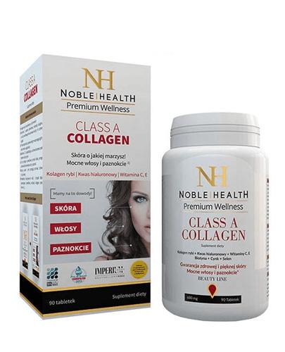 NOBLE HEALTH Class A Collagen - 90 tabl.- kolagen rybi morski, wspomaga włosy i skórę zdjęcie