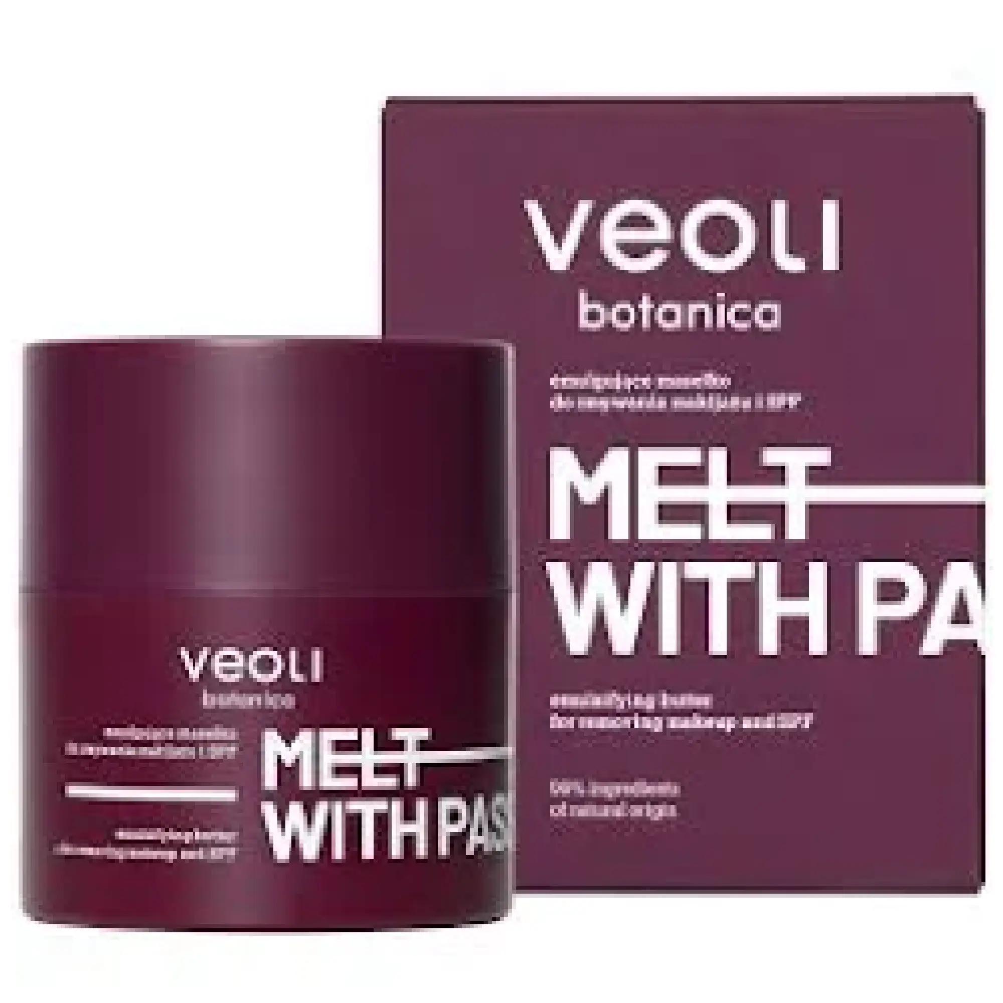 Veoli Botanica, emulgujące masełko do zmywania makijażu i SPF, 40 g zdjęcie