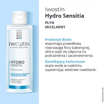 Iwostin Hydro Sensitia Płyn micelarny,215 ml
