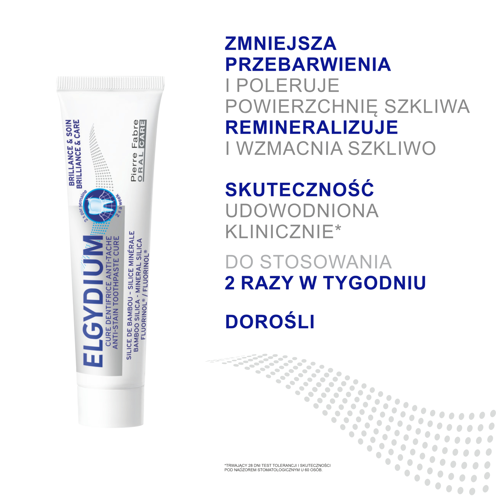 Elgydium Brillance & Care pasta do zębów przeciw przebarwieniom 30 ml