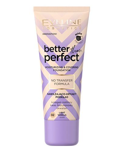 Eveline Better Than Perfect Podkład nawilżająco-kryjący 02 light vanilla, 30 ml, cena, opinie, stosowanie zdjęcie