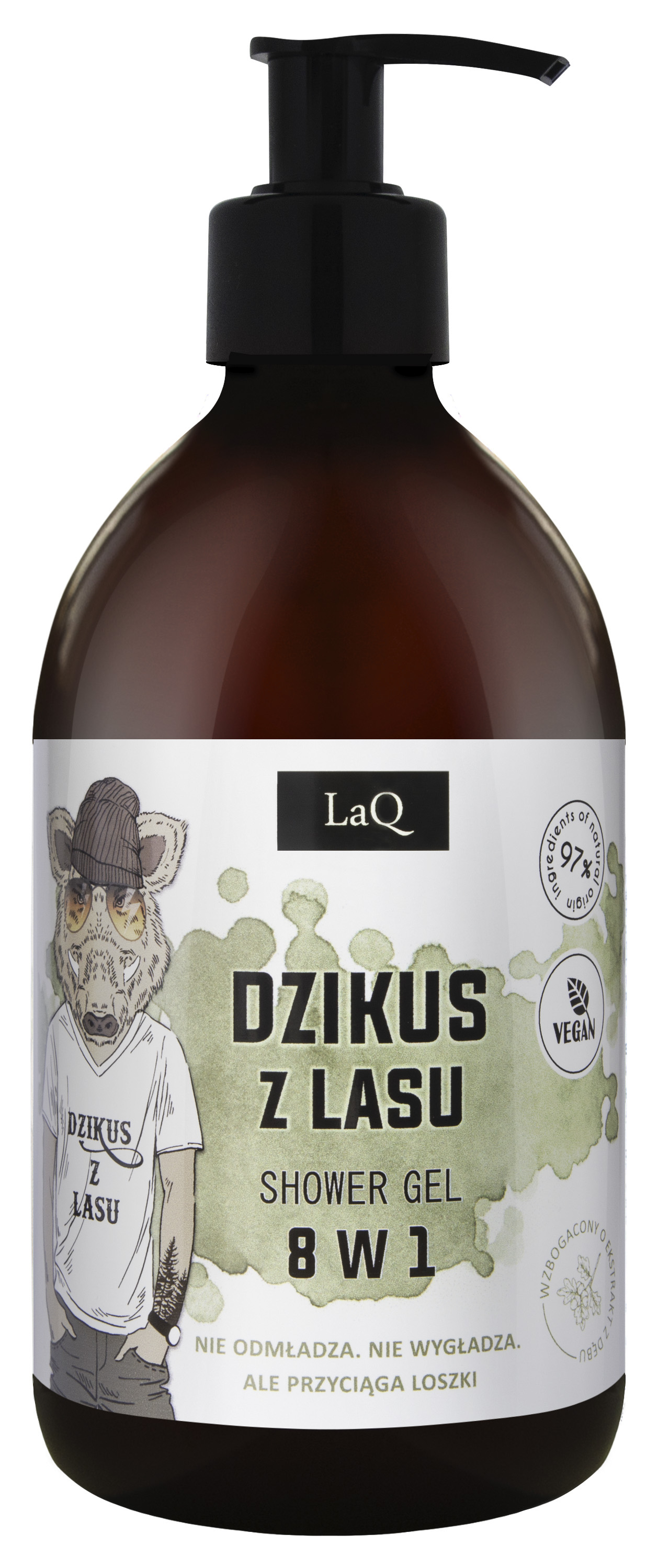 LaQ Ekstremalnie dziki żel z ekstraktem z dębu, 500 ml zdjęcie