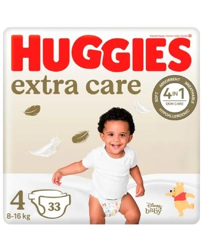 HUGGIES Extra Care Jumbo 4, 8-16 kg, 33 sztuki zdjęcie