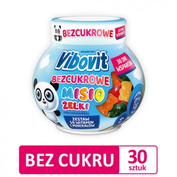 Vibovit, bezcukrowe misio żelki, 30 sztuk