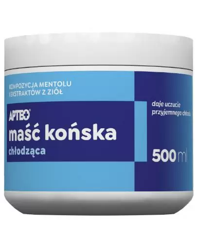 Apteo maść końska chłodząca 500 ml zdjęcie