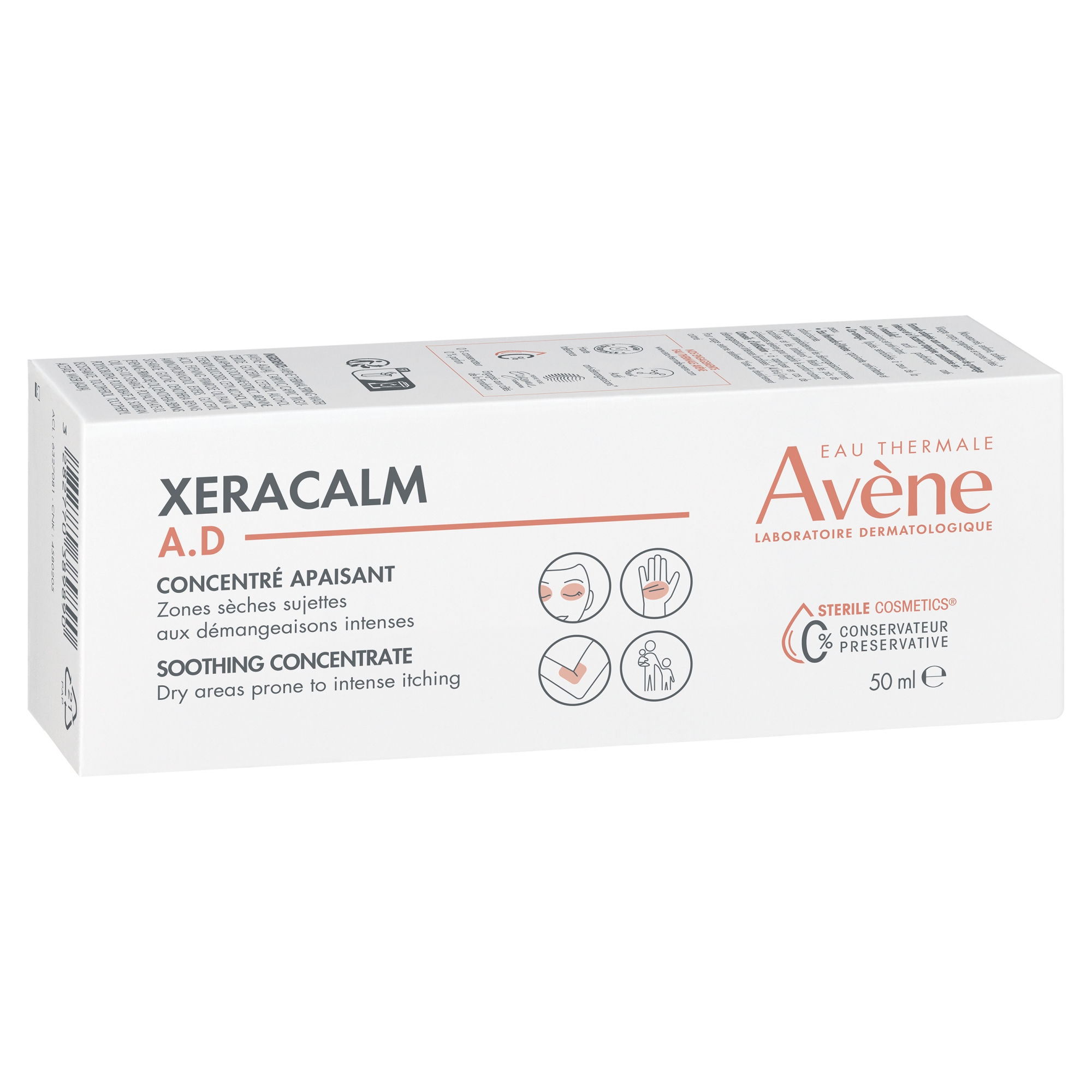 Avene, Xeracalm A.D, Koncentrat kojący, 40 ml