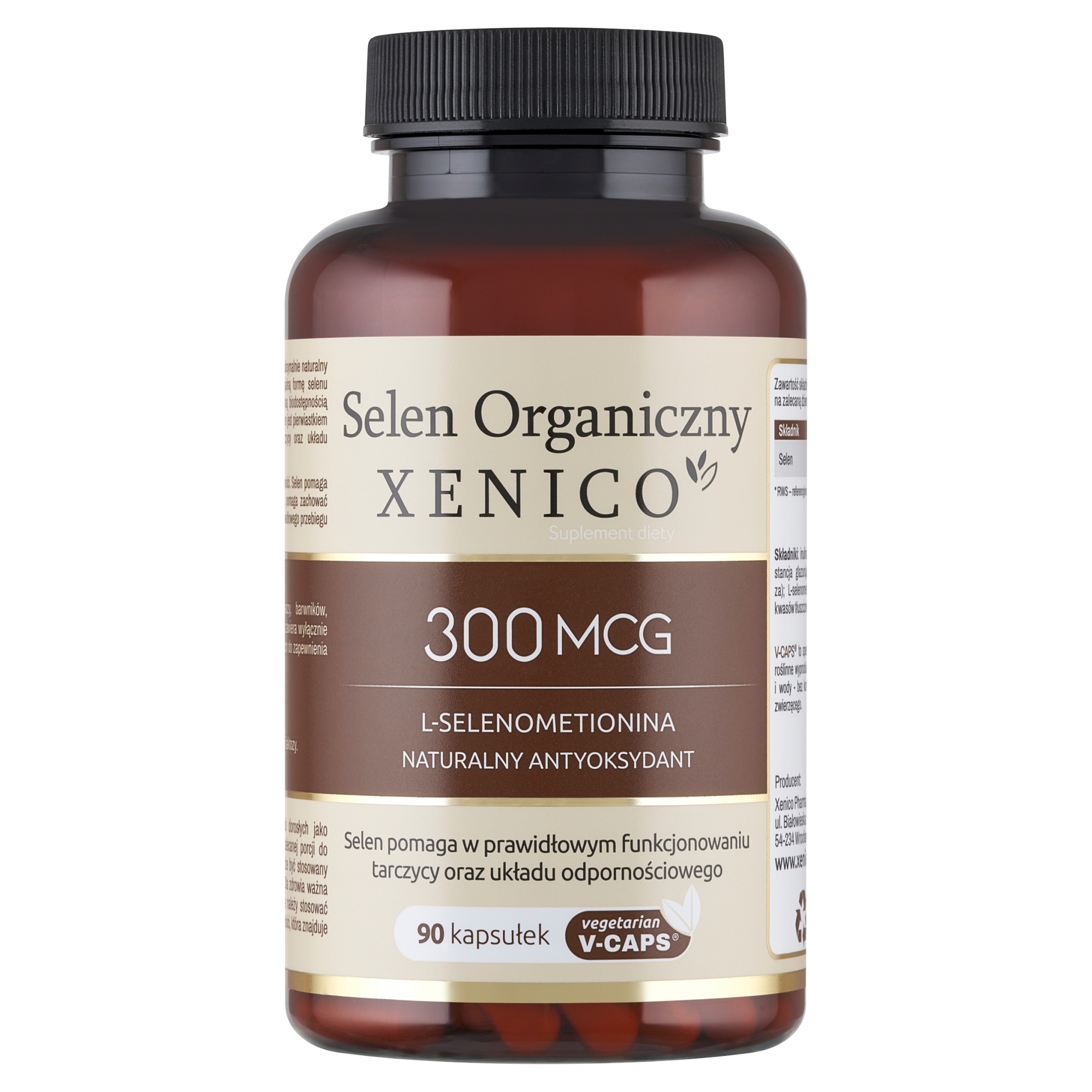 Selen Organiczny Xenico, 90 kapsułek