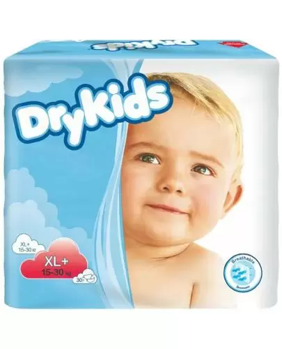 Dry Kids pieluchy rozmiar XL+ 15-30kg 30 sztuk zdjęcie