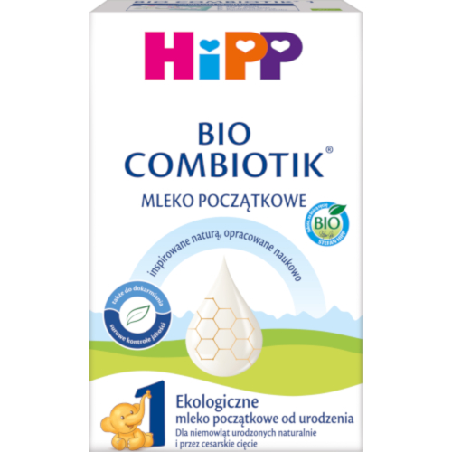 HiPP BIO Combiotik 1, ekologiczne mleko początkowe dla niemowląt od urodzenia, 550 g zdjęcie