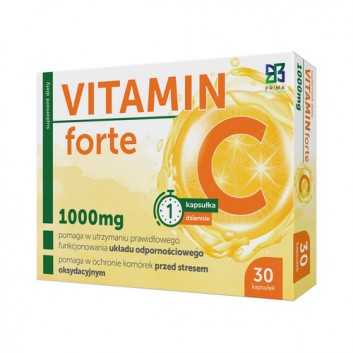 Vitamin C forte 1000 mg 30 kapsułek