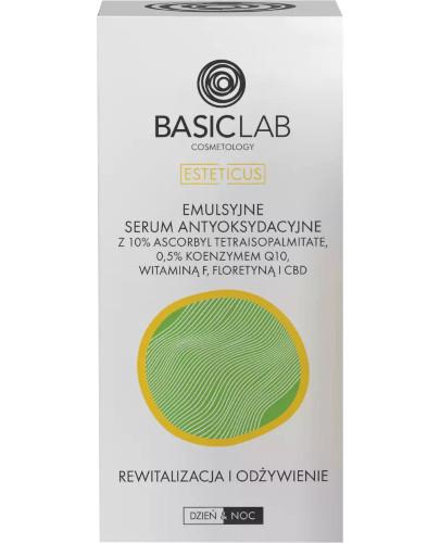 Basiclab Emulsyjne serum antyoksydacyjne z 10% ascorbyl tetraisopalmitate Rewitalizacja i Odżywienie, 30 ml zdjęcie