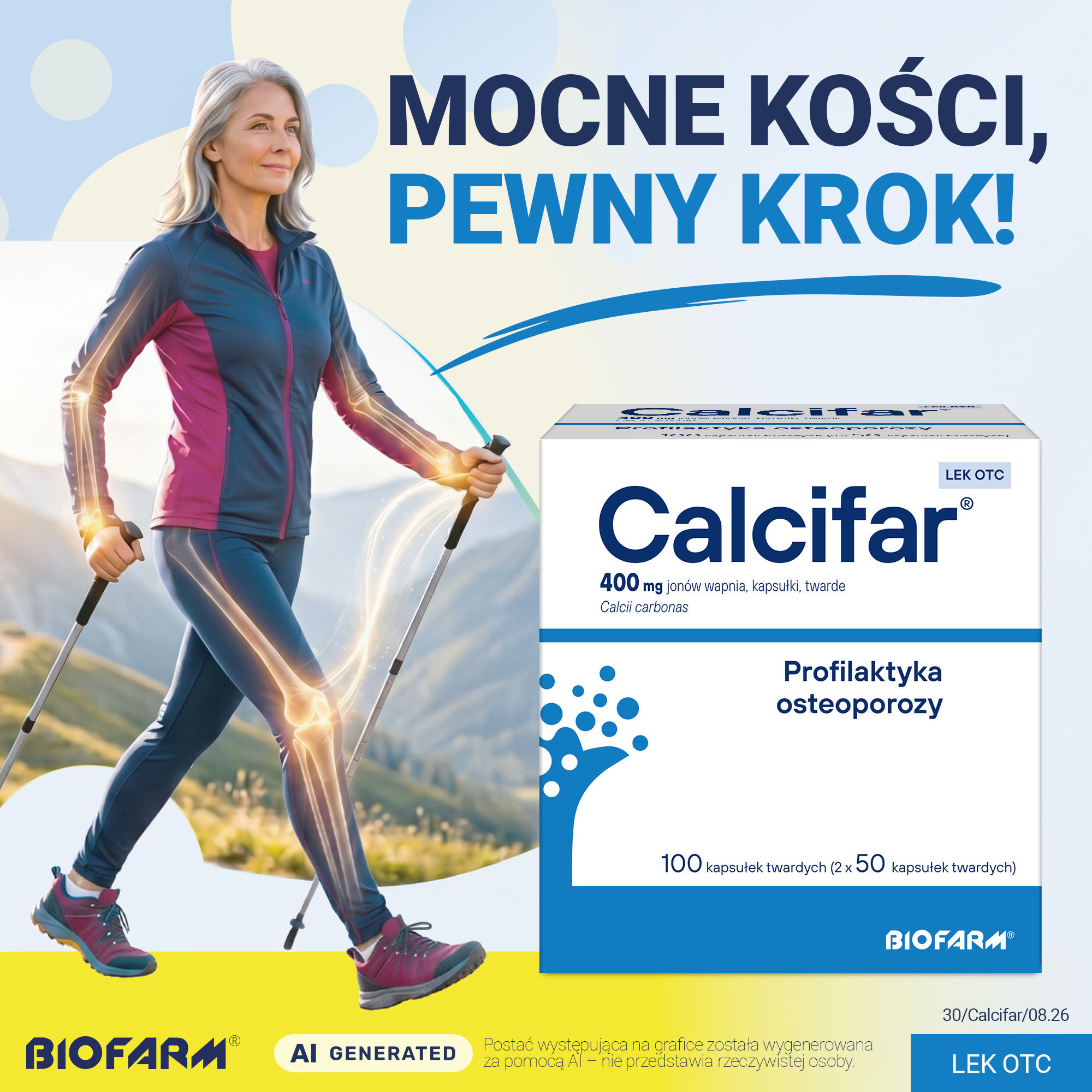 Calcifar 400 mg, 100 kapsułek