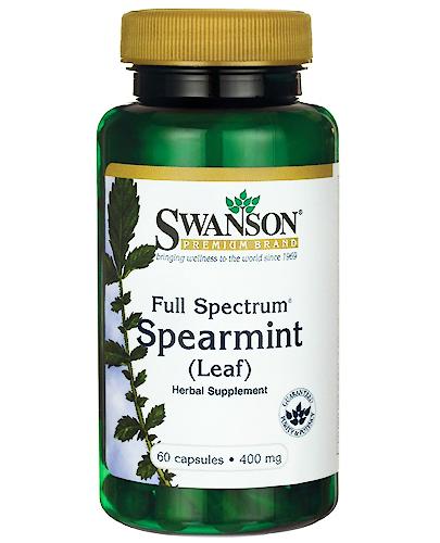 SWANSON Full Spectrum Spearmint 400 mg - 60 kaps. Mięta zielona zdjęcie