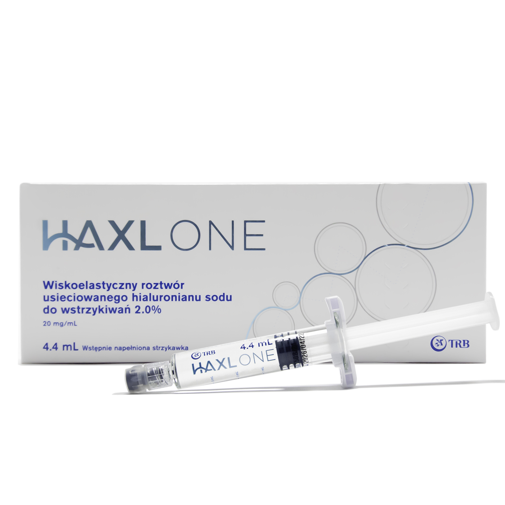 Haxl One 2%, Wiskoelastyczny roztwór usieciowanego hialuronianu sodu 4,4 ml zdjęcie