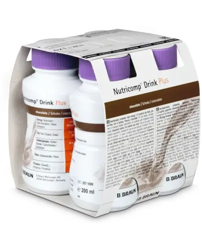 Nutricomp Drink Plus smak czekoladowy 4 x 200ml zdjęcie