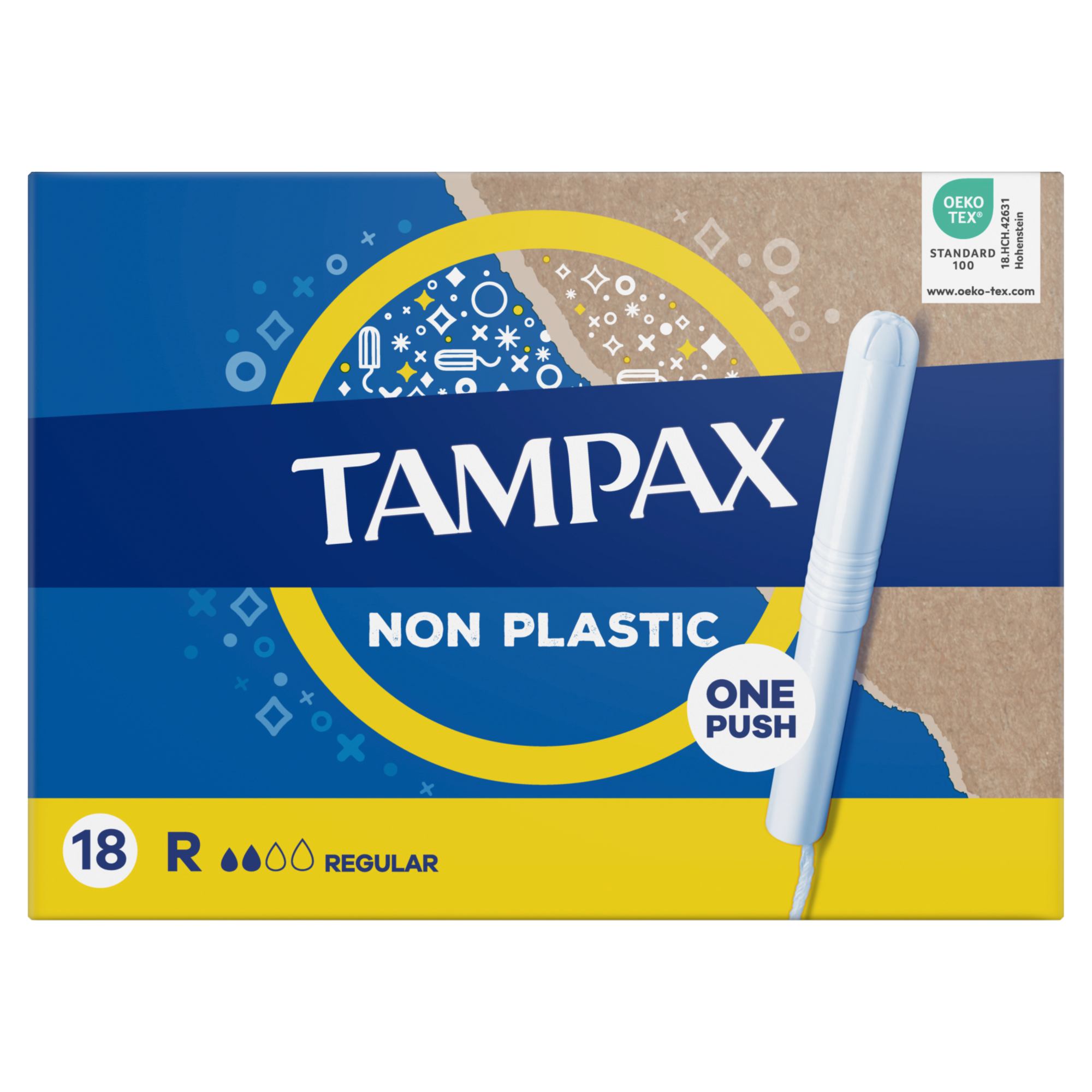 Tampax Regular, Tampony z aplikatorem, 18 sztuk zdjęcie