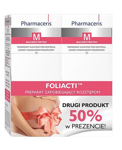 Pharmaceris M Foliacti Krem przeciw rozstępom do ciała dla kobiet w ciąży, 150 ml + 150 ml zdjęcie