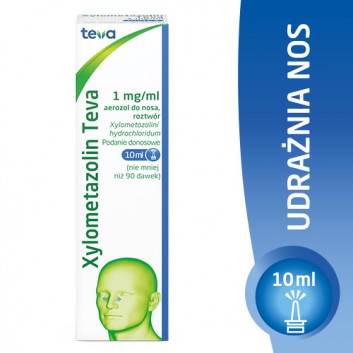 Xylometazolin Teva 1 mg/ml aerozol do nosa 10 ml