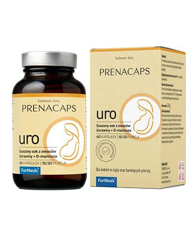 ForMeds Prenacaps Uro Dla kobiet w ciąży oraz karmiących piersią - 60 kaps. - cena, opinie, właściwości zdjęcie