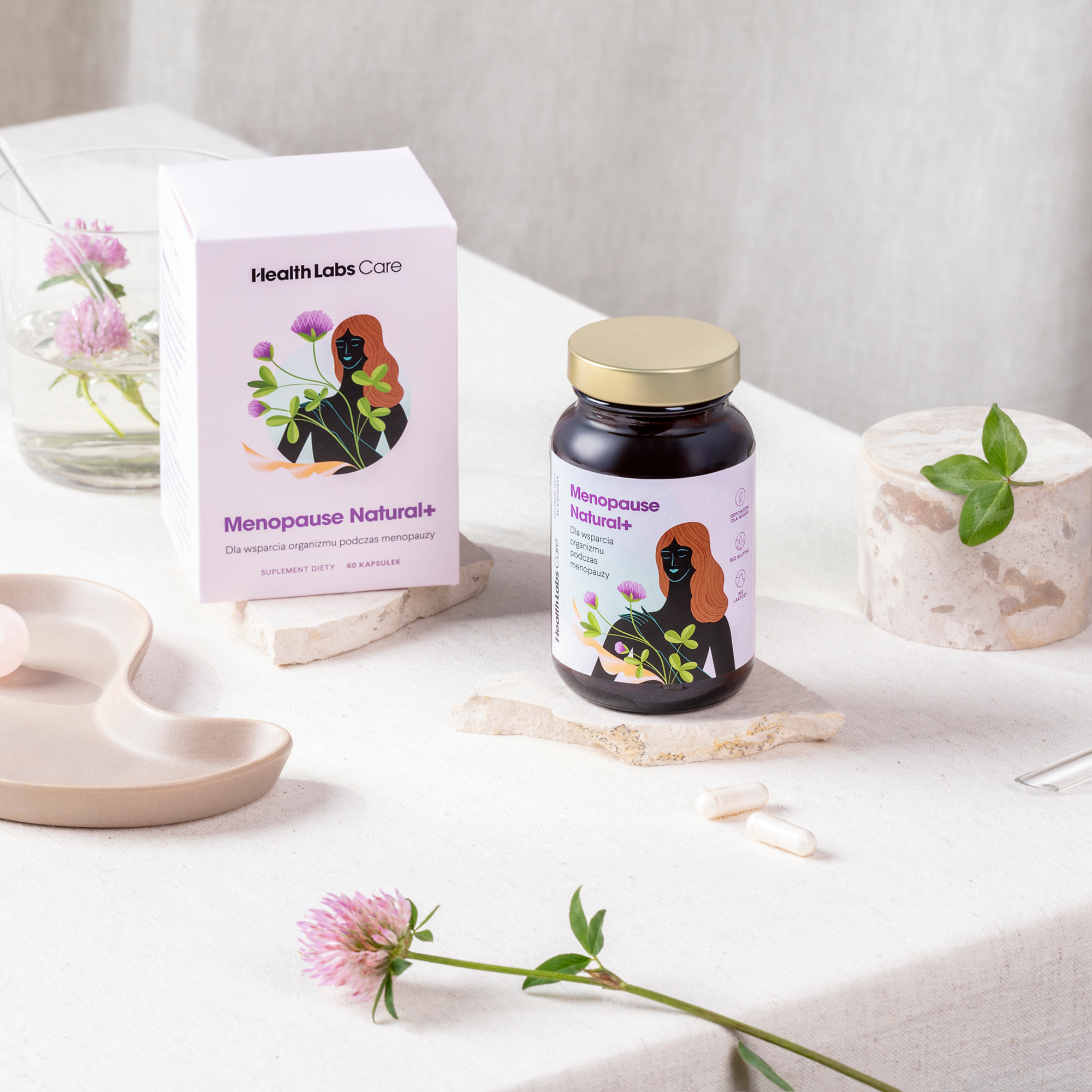 Health Labs Care, Menopause Natural+, kapsułki, 60 sztuk
