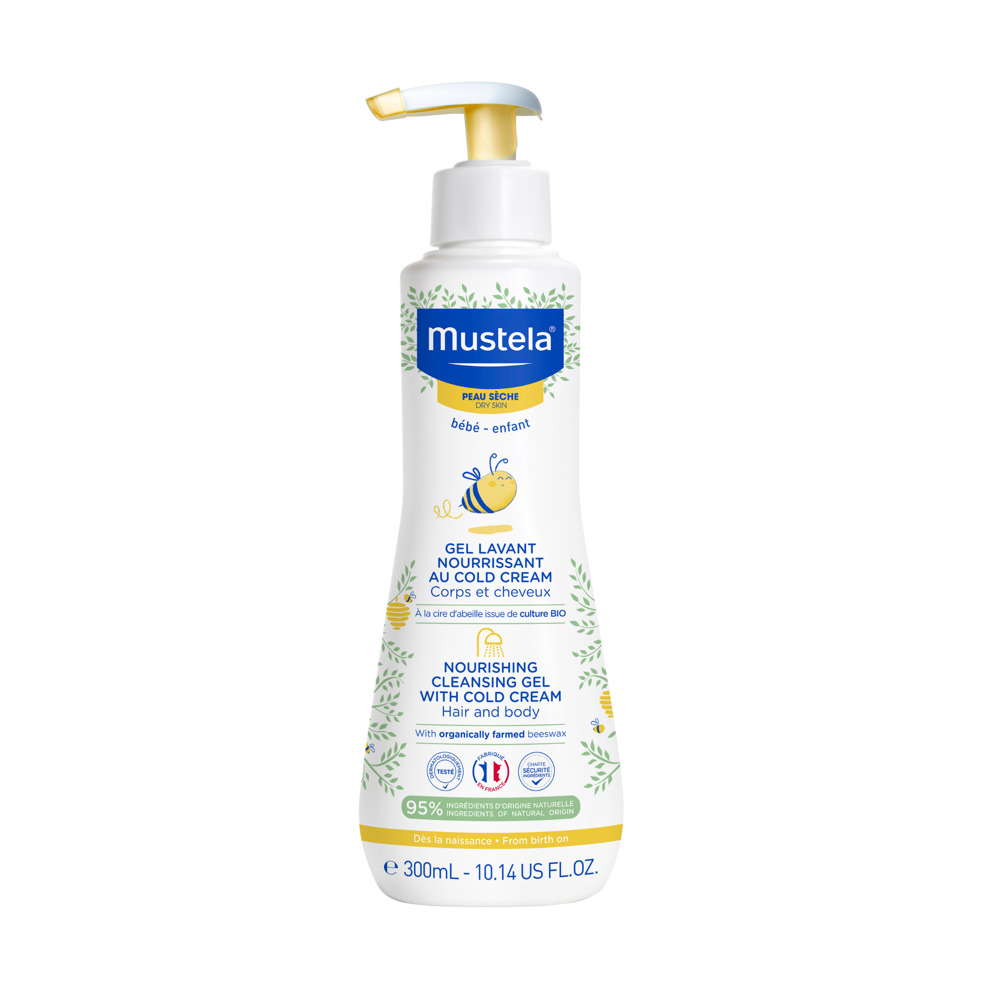 MUSTELA BEBE ENFANT Żel odżywczy do mycia z cold cream - 300 ml