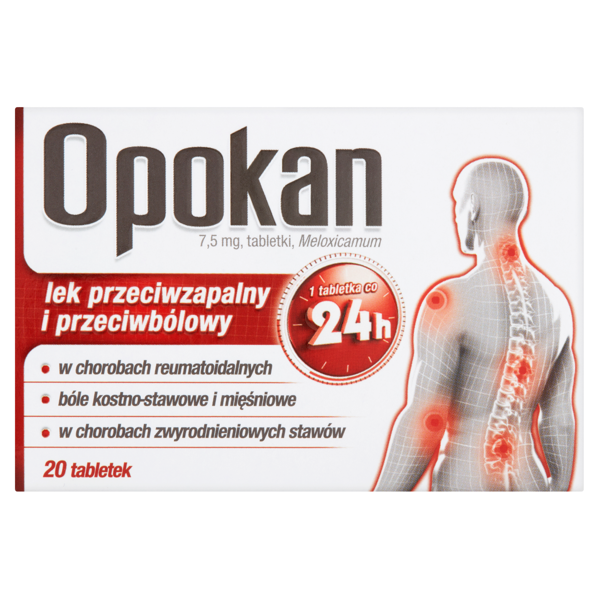 Opokan, 7,5 mg, 20 tabletek zdjęcie
