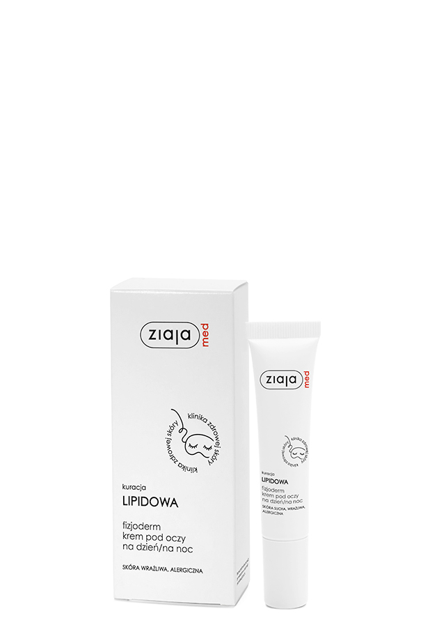 ZIAJA MED Kuracja Lipidowa Fizjoderm krem pod oczy na dzień/noc - 15 ml zdjęcie