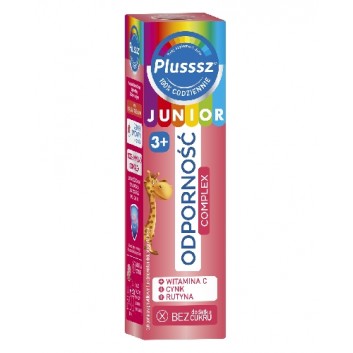 Plusssz Junior 3+ Odporność Complex - 20 tabl. - cena, opinie, dawkowanie