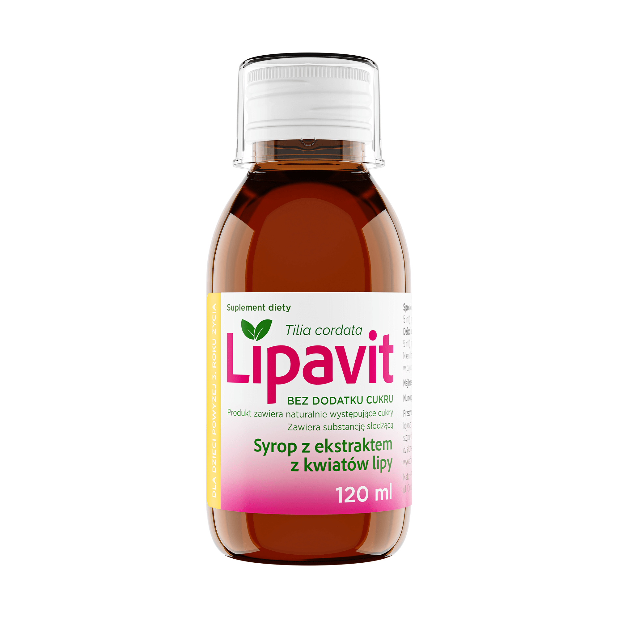 Lipavit syrop z ekstraktem z kwiatów lipy, 120 ml
