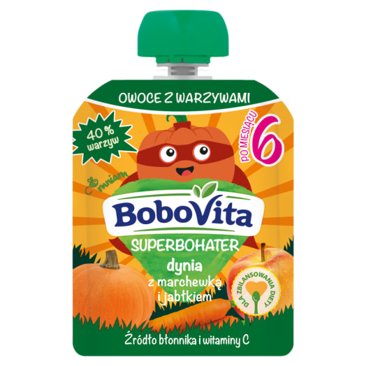 BoboVita, mus Dynia Jabłko Marchewka, 80 g zdjęcie