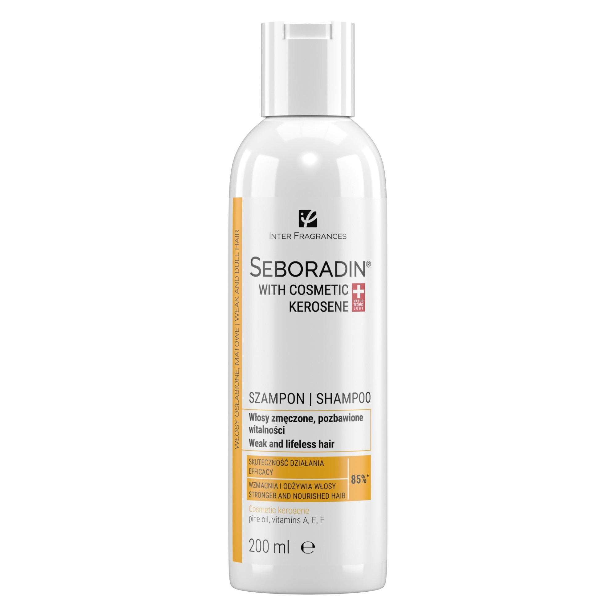Seboradin With Cosmetic Kerosene szampon włosy zmęczone, pozbawione witalności 200 ml zdjęcie