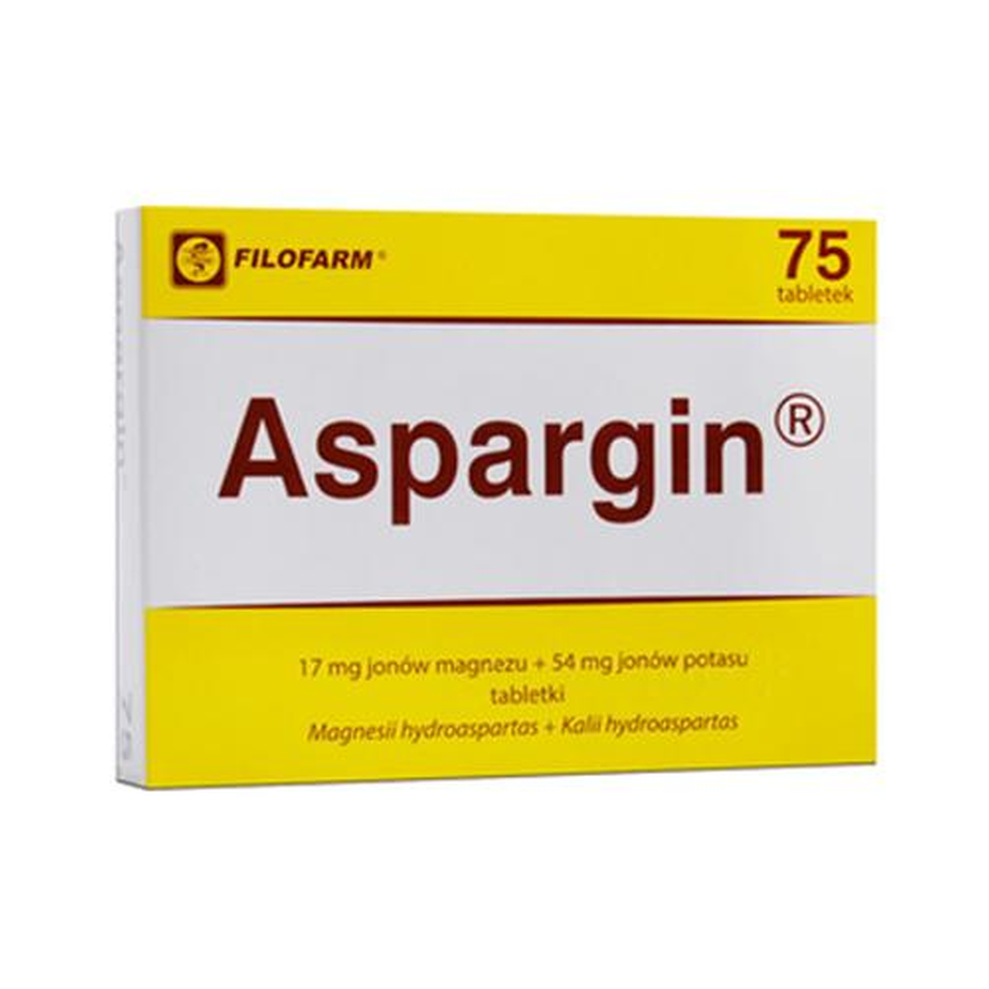 Aspargin, 250 mg + 250 mg, 75 tabletek zdjęcie