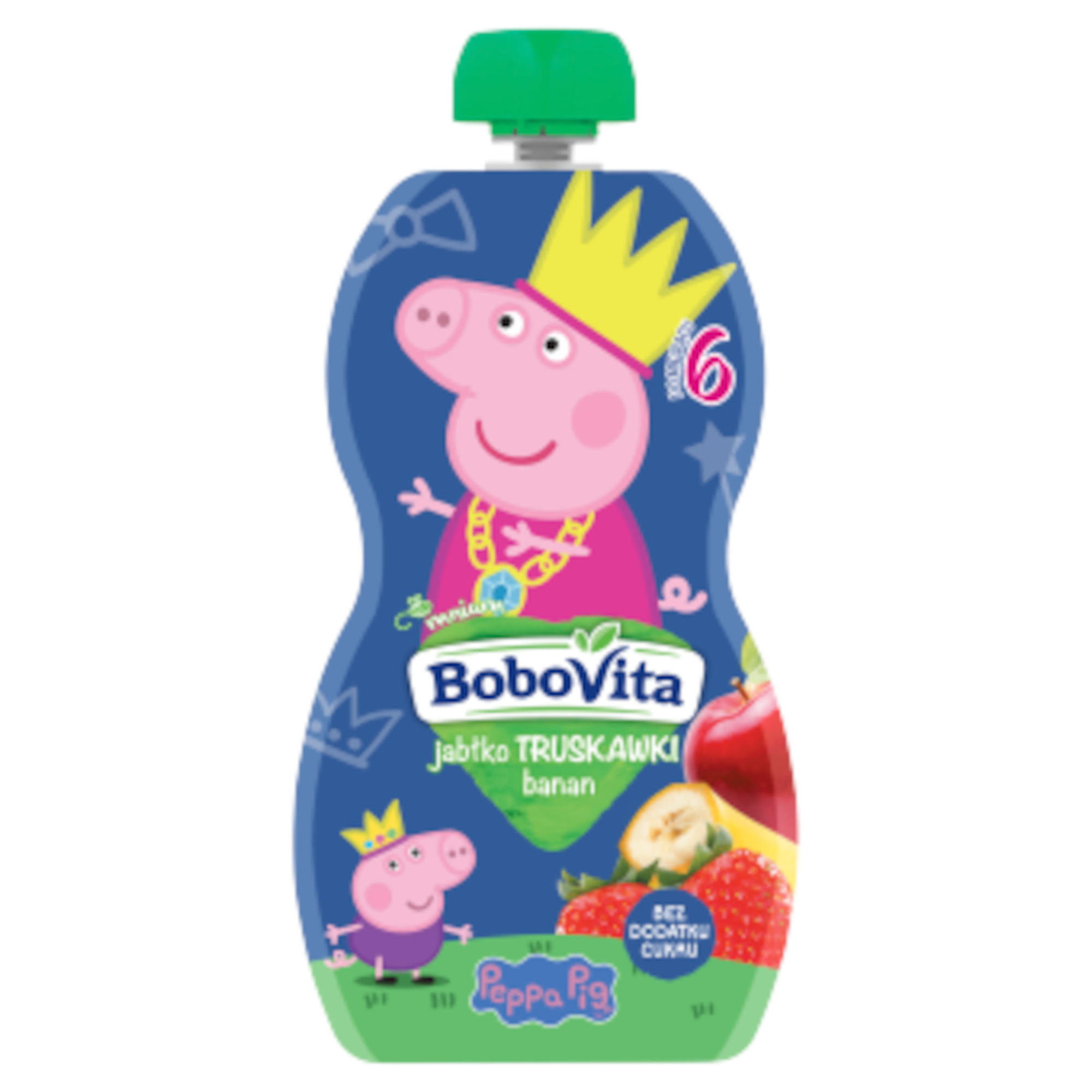 Bobovita, mus, jabłko banan truskawka, 100 g zdjęcie