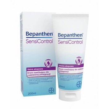 Bepanthen SensiControl Krem nawilżający do codziennej pielęgnacji, 200 ml