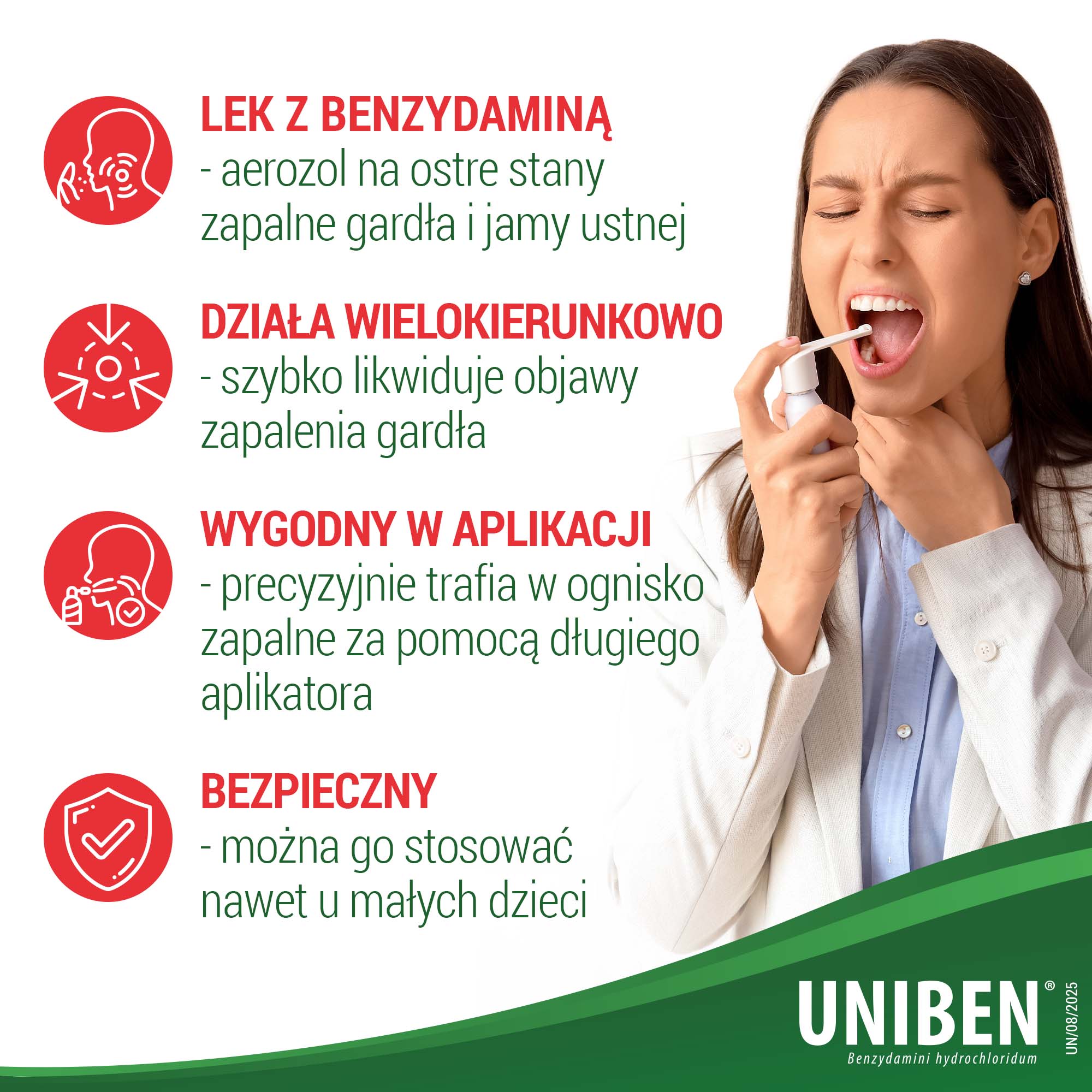 Uniben 1,5 mg/ml aerozol 30 ml