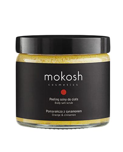 Mokosh Peeling solny do ciała Pomarańcza z cynamonem - 300 g - cena, opinie, właściwości zdjęcie