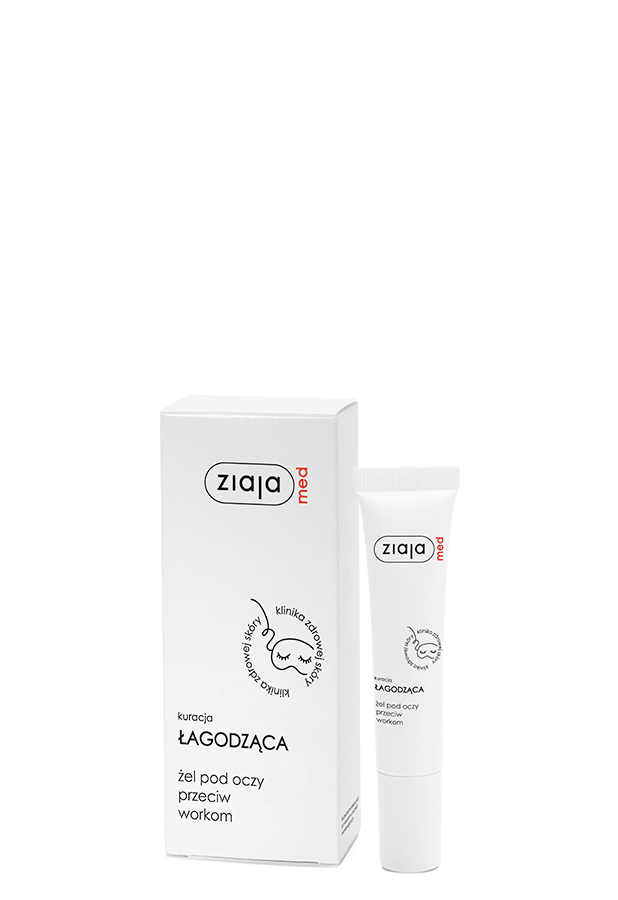 ZIAJA MED Kuracja łagodząca. Żel pod oczy przeciw workom - 15 ml - cena, opinie, wskazania zdjęcie