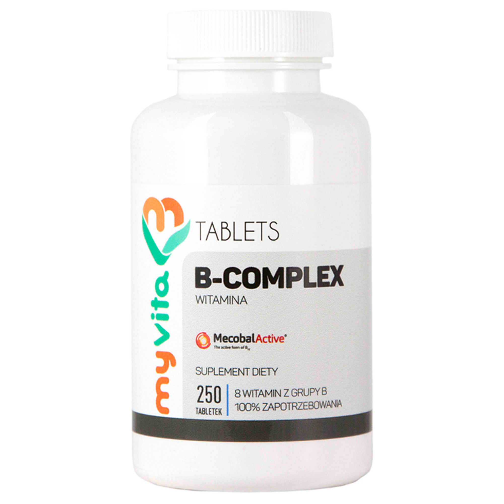 MyVita Witamina B-Complex 250 tabletek zdjęcie