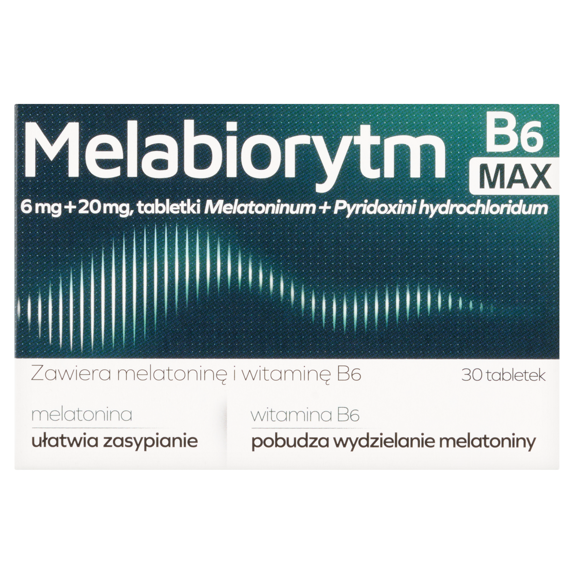 Melabiorytm B6 Max 6 mg + 20 mg, tabletki,  30 sztuk zdjęcie