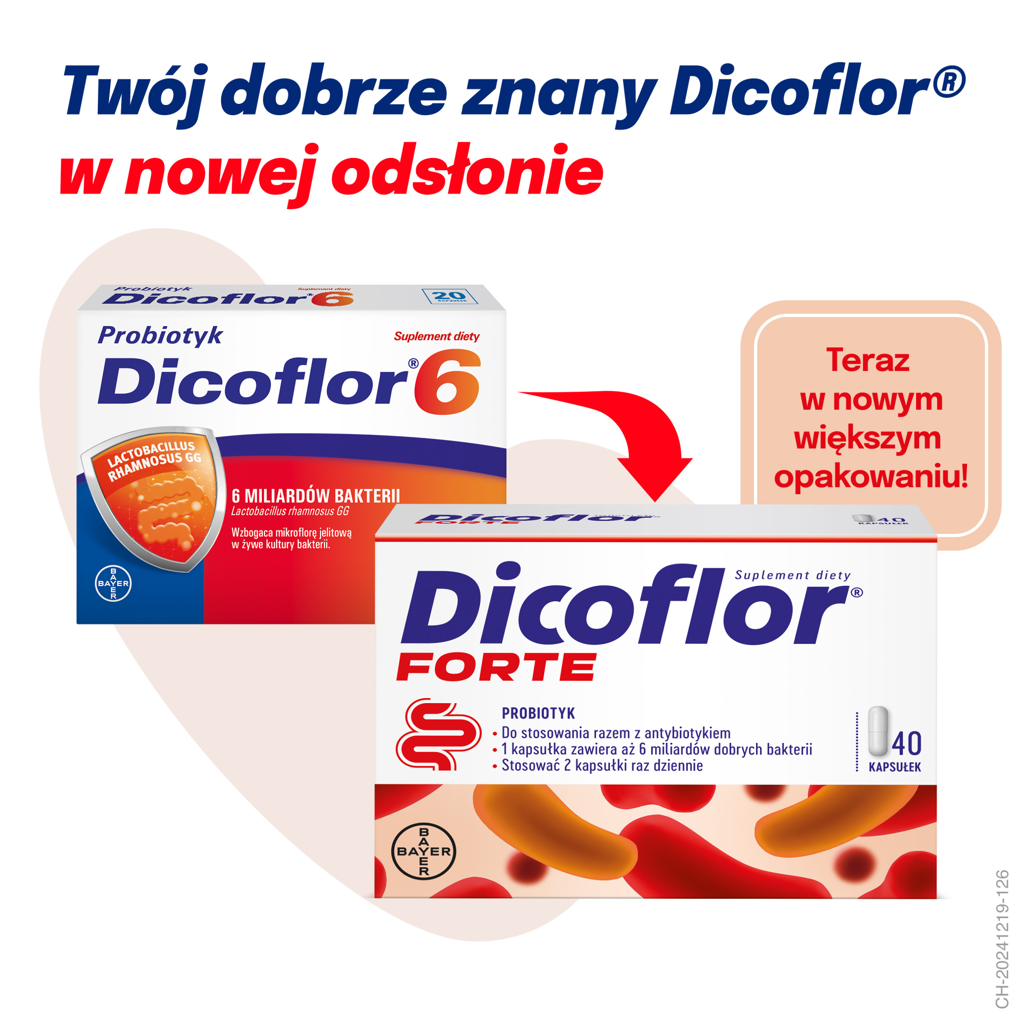 Dicoflor Forte kapsułki, 40 sztuk
