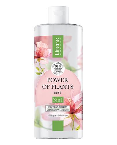 Lirene POWER OF PLANTS RÓŻA Kojący płyn micelarny, 400 ml zdjęcie