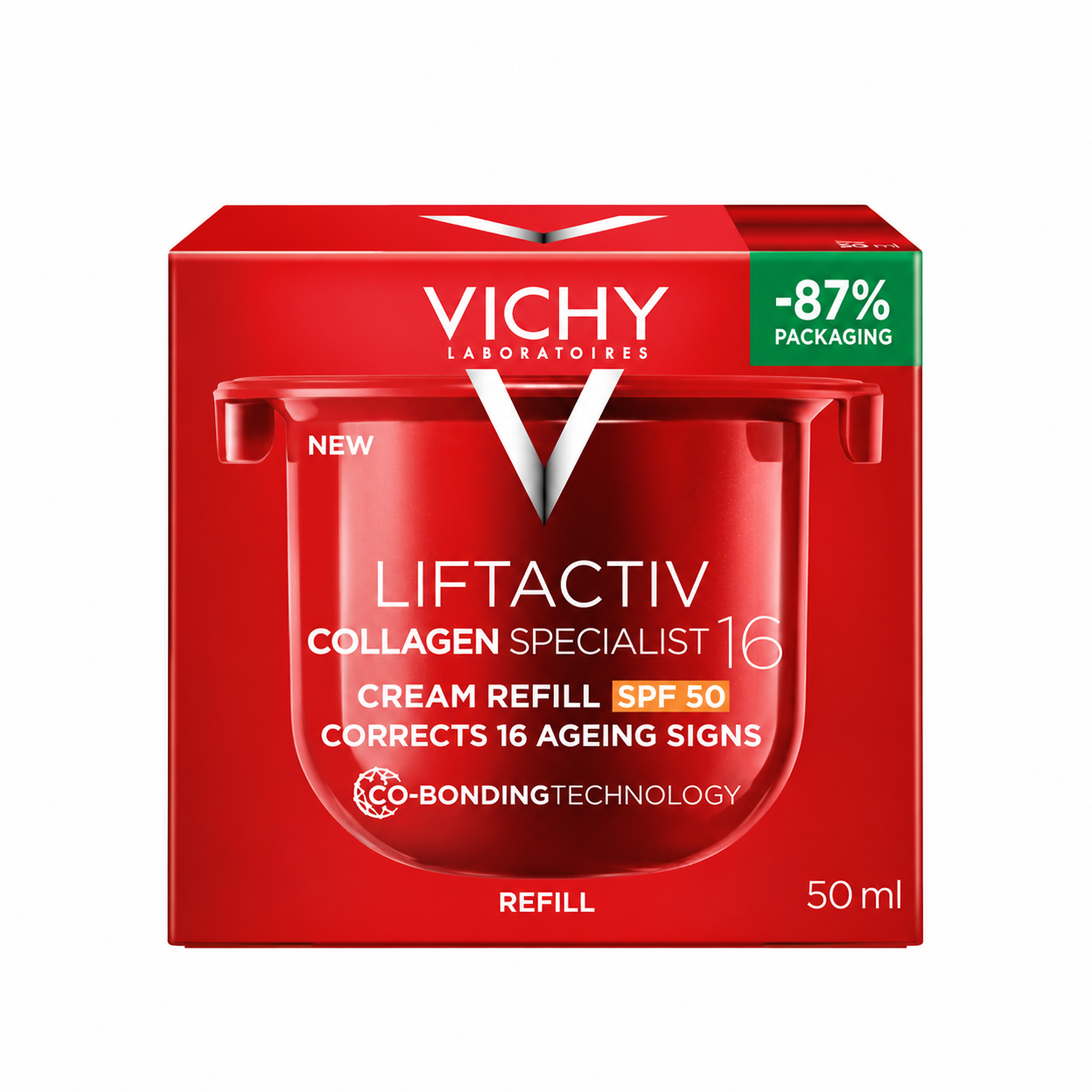 Vichy Liftactiv Collagen Specialist 16 Krem przeciwzmarszczkowy z SPF50, wkład uzupełniający, 50 ml zdjęcie